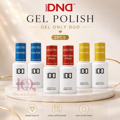 DND Gel Polish UV/LED 0.5fl oz/1.5 ml 2PCS GEL ONLY (PART 2 #651-819)