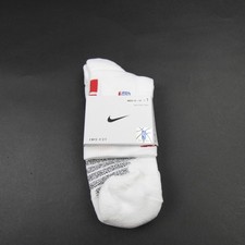 Nike NBA Authentics Dri-Fit Socks Men's White New with Tags XL