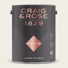 CRAIG & ROSE 1829 CHALKY EMULSION CRAFTSMANS WHITE 5L