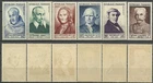 FRANCE - 1953T 945 to 950 CELEBRITIES - NEW STAMPS ** MNH LUXURY