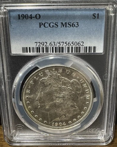 1904-0 US Morgan Silver Dollar PCGS MS63