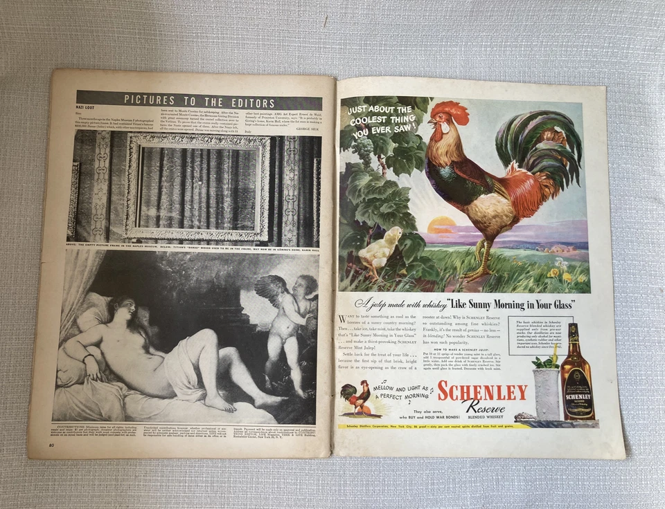 Life Magazine July 31 1944 World War II Russian Generals  - Image 4 of 4