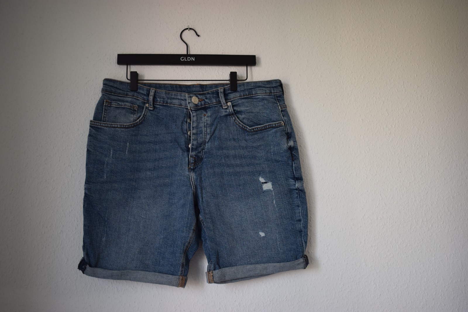 Denim Co. Men’s Straight Fit Denim Shorts - W36 image 2