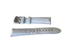MICHELE WHITE Alligator Watch Strap - MS18AA010100 DECO, SEREIN , SIDNEY