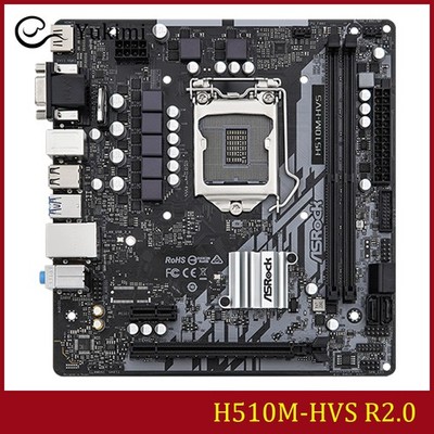 FOR ASROCK H510M-HVS R2.0 DDR4*2 LGA1200 HDMI D-Sub 64GB Micro ATX Ｍotherboard