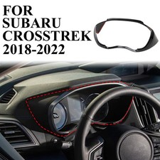 Cubierta de cuadro de tablero estilo fibra de carbono para Subaru XV Crosstrek 2018-2023