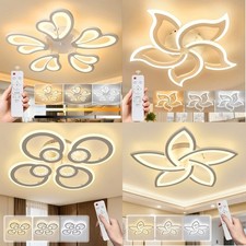 75W Dimmable LED Ceiling Light Modern Chandelier Lights Lamp Living Room Bedroom