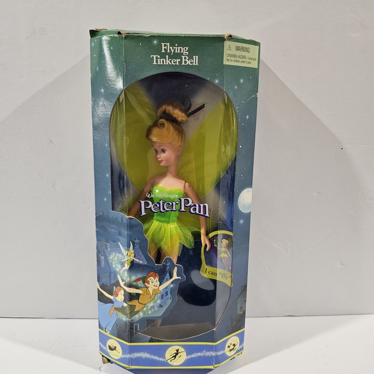 ティンカーベル 1997 Disney Flying Tinker Bell Doll Peter Pan Mattel 19298 for