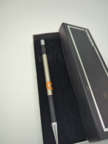Vintage Paper Mate Profile Doppelherz Stift Schwarz & Chrom Hergestellt in den USA keine Tinte - Bild 5 von 7