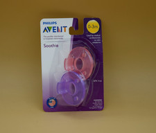 Philips Avent Soothie Pacifiers 0 - 3m SCF190/02-Purple /Pink
