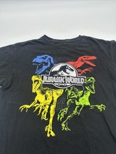 Jurassic T-Shirt Youth Boy Large Graphic Print Dinosaur .. 30480