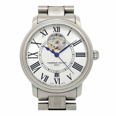 FREDERIQUE CONSTANT FC-315MS3P6B silberne gebrauchte Herrenuhr #31031