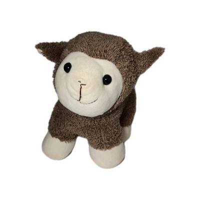 Kelly Toy Plush Lamb Sheep 2017 Tan Black Fuzzy Stuffed Animal Toy 9'' Tall