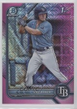 2022 Bowman Chrome Prospects Mega Box Pink Mojo Refractor 39/199 Dru Baker 2s2