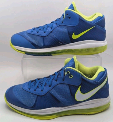 Nike LeBron 8 V/2 Low Sprite Blue Men's Basketball Shoes Size 9.5