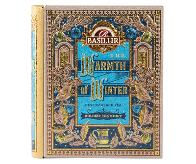 Basilur Ceylon Tee Holiday Tea Story Tea Book - 40g Loseblatt Ceylon Schwarztee