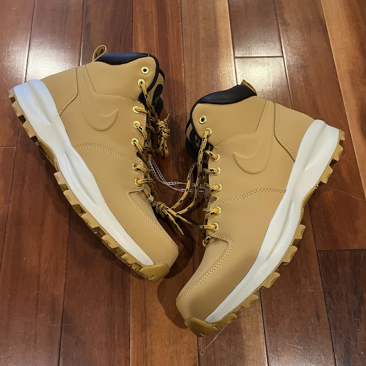 Nike Air Round Mound Boots In Wheat Waterproof Leather 313498-711 Men‎ Size 11.5 FW3517_COY_1.JPG main image 2