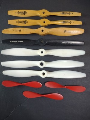 Lot 10 RC Airplane Propellers Props Zinger  TF Super M  Tornado Pusher Airscrew 