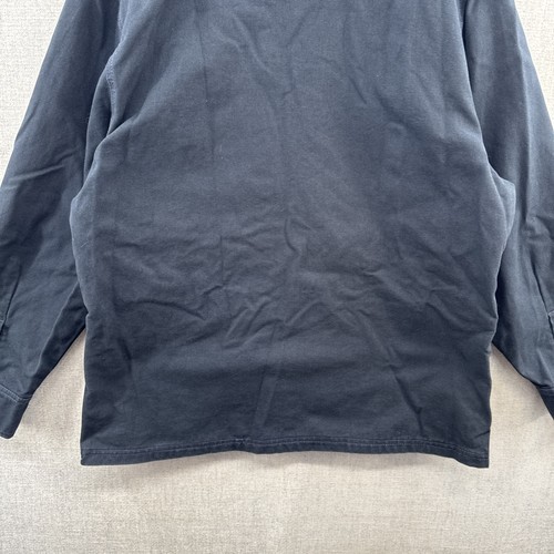 VINTAGE Filson Antique Jac-Shirt Mens Large Blue Canvas Long Sleeve Pockets USA - Picture 15 of 15