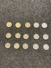 Lot Of 15 1941-43 Mercury Dimes . Nice Circulated.  All Philadelphia Mint