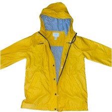 Forever 21 Zip Up Wind Breaker Womens SmallYellow Rain Jacket Lightweight Casual