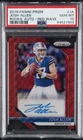 2018 PANINI PRIZM ROOKIE AUTO RED WAVE #JA JOSH ALLEN ROOKIE RC 136/199 PSA 10