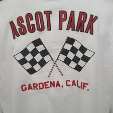Vintage Draggassermidgethardtopnascar T-shirt Ascot Park Gardena Calif.