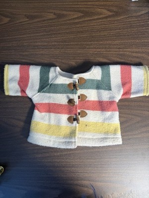 LL Bean Bear Hudson Bay Style Toggle Sweater Jacket Outfit
