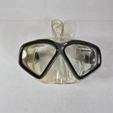 US Divers Mango Mask Adult Black Clear Snorkel Swim Mask Tempered Glass