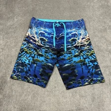 Pelagic 4Tek Tony Ludovico Board Shorts Size 36 Fish Fishing Swim Trunks