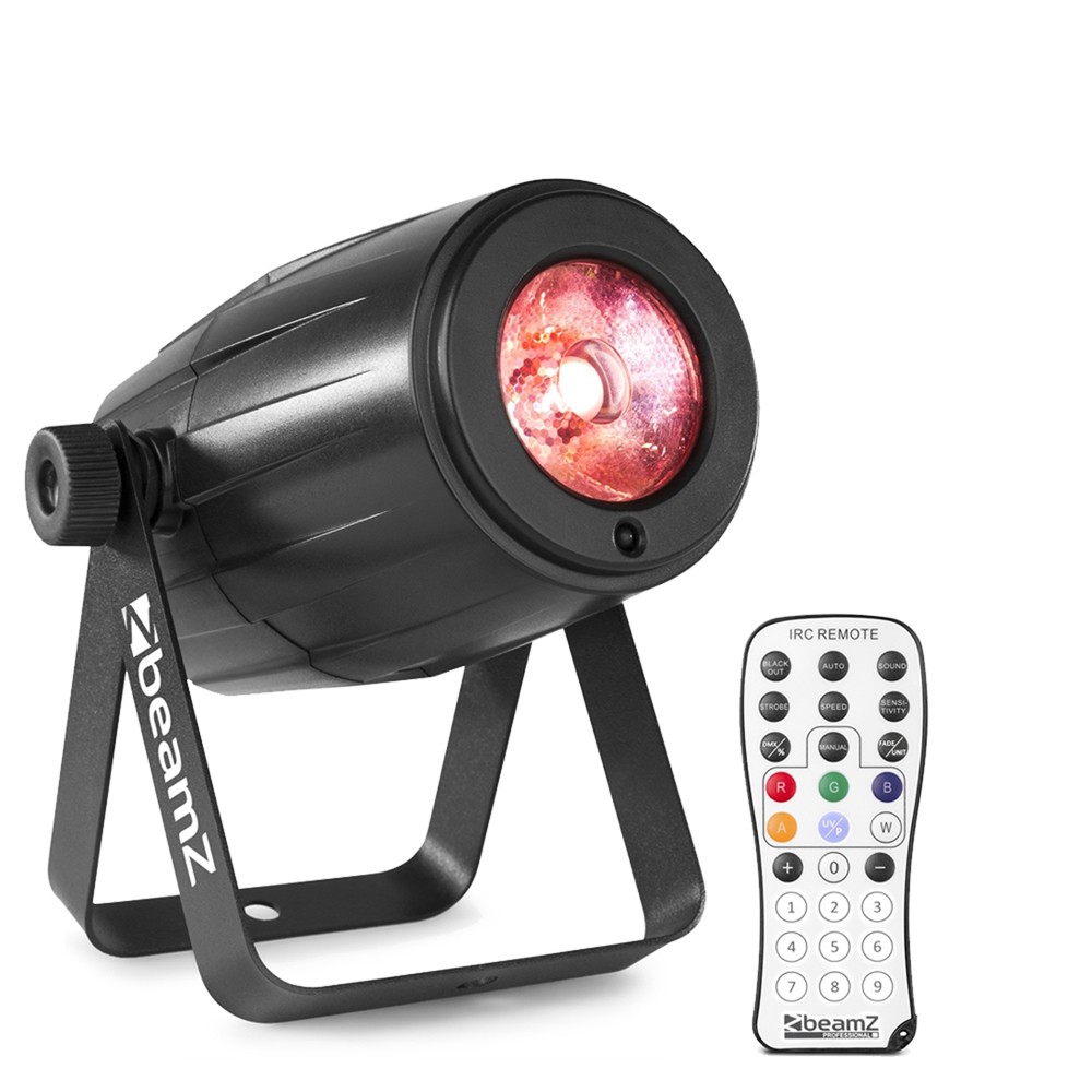 BeamZ PS12W LED Pinspot Light for Disco Ball - 12W RGBW Effect