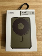 Ridge MagSafe Magnetic Power Bank 10000mAh Kickstand Fast Charge Matte Olive