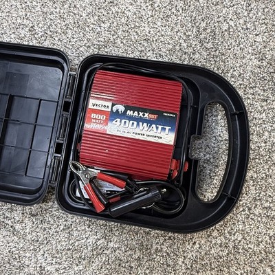 Vector MAXX SST VEC024 400W 800W Peak DC to AC Power Inverter 12V - Tested
