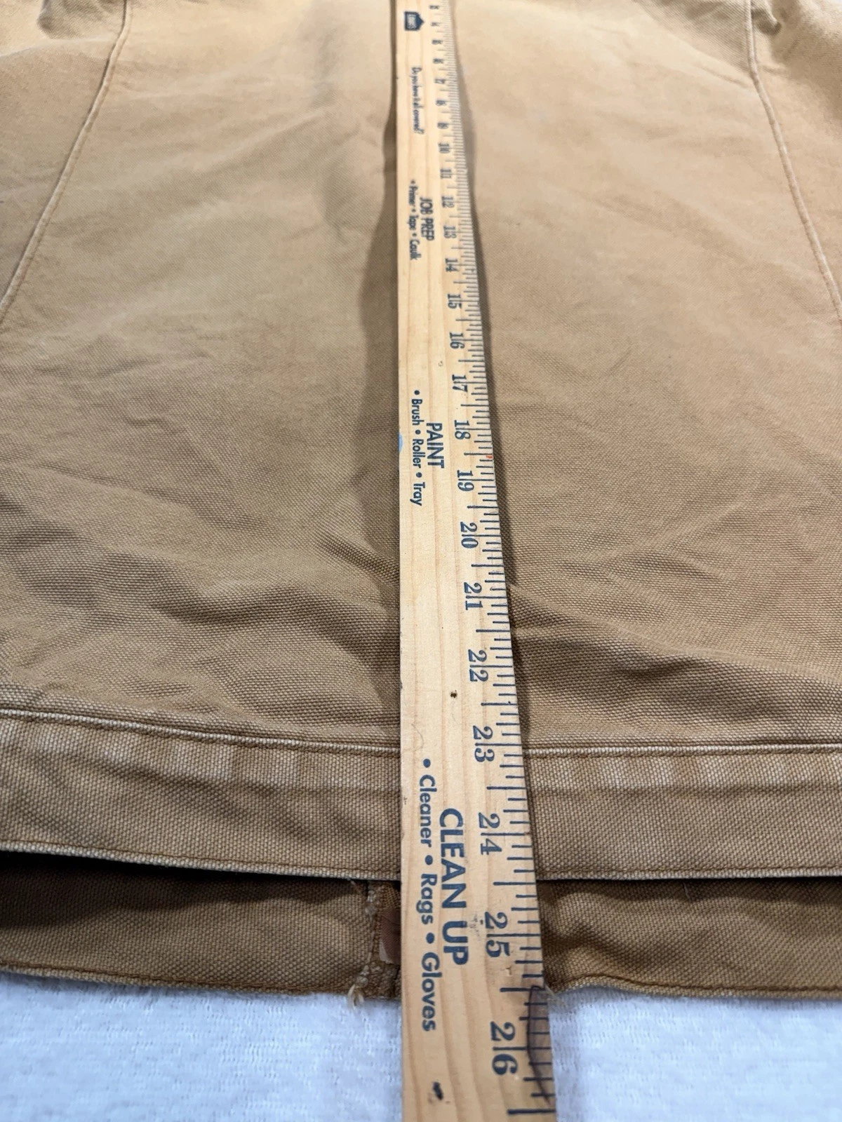 Dickies Detroit Style Work Jacket Brown Canvas Blanket Lined Est XL image 14