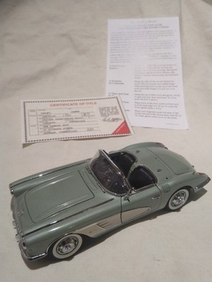 Danbury Mint 1960 Chevrolet Corvette LE #993 - read discription
