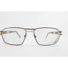 Eight to Eighty Eyewear Twan Brown Gold Rectangular Frames 57-18-145