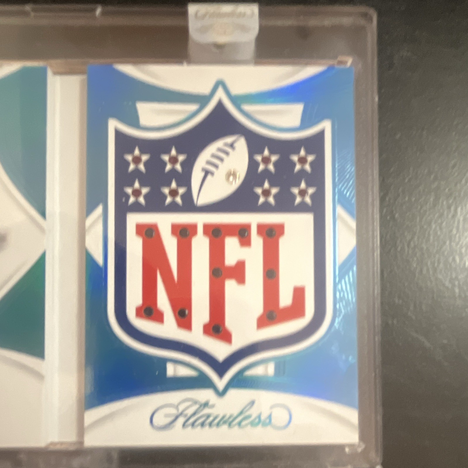 2025 Flawless 1/1 SIGNATURE GEMS SHIELD AUTO BOOKLET of LARRY  FITZGERALD view 4