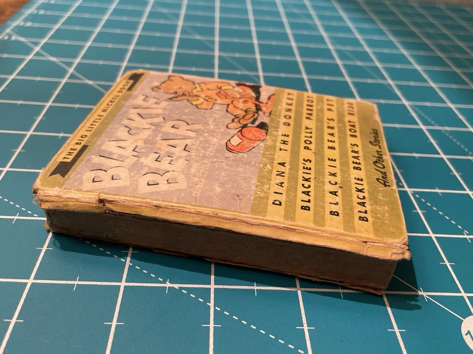 Blackie Bear and His Friends-  Big Little Nickel Book - 1935 Whitman Foto 2 de 4