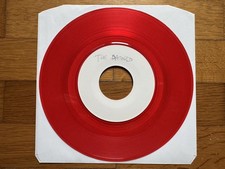 THE DAMNED - White Rabbit  7&rdquo;  Ultra Rare French Red Vinyl Test Press Punk Grail