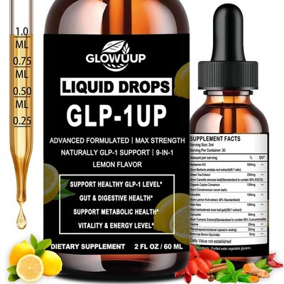 Berberine Supplement Liquid for Women & Men, Liposomal 2 Fl Oz (Pack of 1)