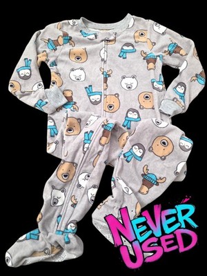 *1072 never used fleece animal Sleeper size 5T