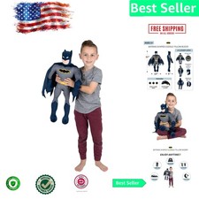 Kids Batman Cuddle Pillow Buddy - Fun Super Soft Plush for Sleep  Lounging