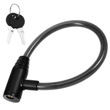 16Inch Secure Black Fridge Lock with Keys Refrigerator Lock Cabinet and Child...