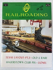 O Scale Railroading Magazine #51 August 1977 Model Trains Model Railroad
