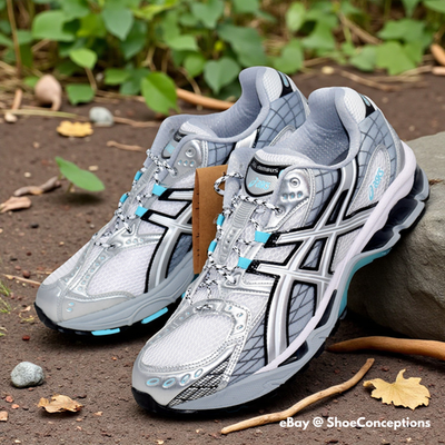 ASICS Gel-Nimbus 10.1 Shoes White Piedmont Gray 1203A543-105 Men's