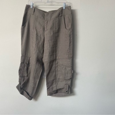 Alice + Olivia roll up cargo pants size 10
