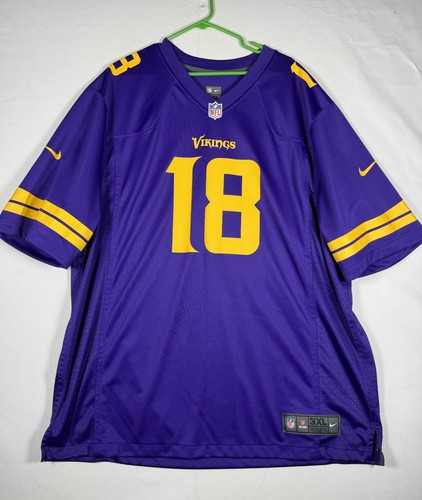 Nike Minnesota Vikings Justin Jefferson Jersey #18 Size 3XL Purple EUC