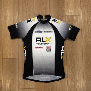 VTG Ralph Lauren Polo Sport RLX Cycling Reflective Jersey - Large