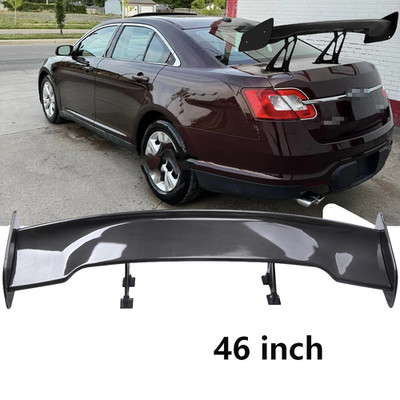 47'' Fiber Rear Trunk Spoiler Wing Adjustable GT-Style For Ford Taurus U