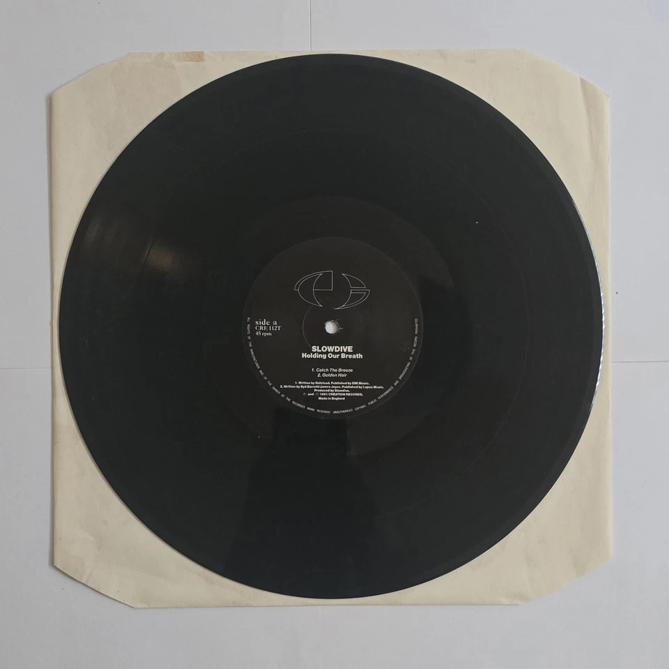 Slowdive - Holding Our Breath - rare 1991 UK 12" on Creation Records - Image 3 of 4